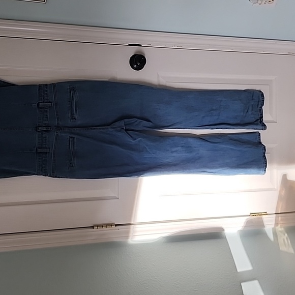 MPD Size S Demin Jumpsuit with Cutouts - Picture 6 of 7